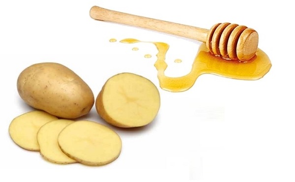 Cách làm trắng da từ khoai tây và mật ong